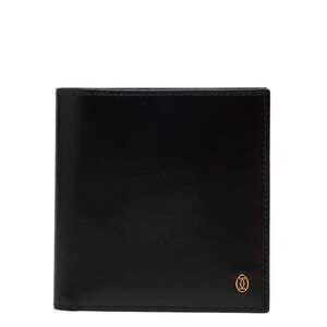 Cartier Pasha de Bifold Wallet L3000137 Black Leather Men's